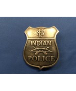 INDIAN POLICE BADGE SHIELD - VINTAGE - $26.74 CAD