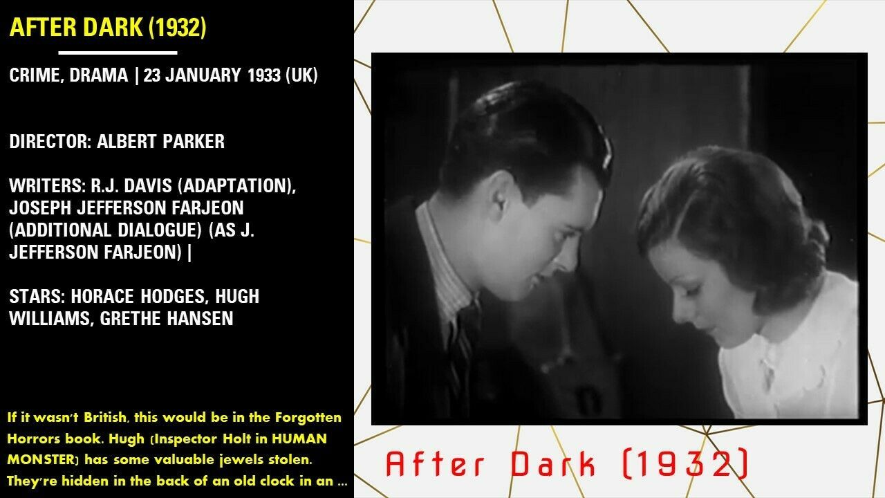 After Dark (1933) - $6.00