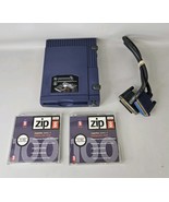 Iomega Zip 100 Z100P2 Drive External W/ Parallel Cable &amp; Disks -  NO AC ... - $552.51 MXN