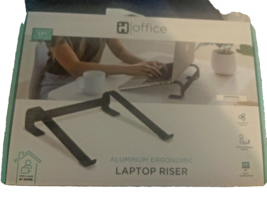 Laptop Stand for Desk, Cooling Ergonomic Laptop Riser, Metal Laptop Holder - $17.81