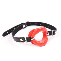 PU Leather Bondage with Silicone Mouth Gag 3 Color - £20.11 GBP