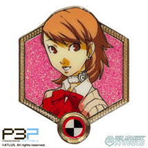 Persona 3 Portable Yukari Takeba Gold Enamel Pin Figure Official Atlus Reload - £7.65 GBP