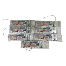 Lot of 7 : Apple Wired Keyboard A1243 USB Aluminum Slim Logic Keyboard Avid Pro - £47.47 GBP