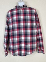 Goodfellow Northrop Men Size L Multicolor Checkboard Button Up Shirt Lon... - £9.12 GBP