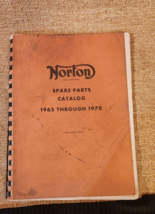 NORTON SPARE PARTS CATALOG / CATALOGUE - 1963 THROUGH 1970  publication ... - $19.34