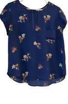 Women’s Lily White Floral Blouse, Size XL - $9.90