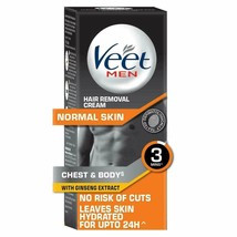 3 x Veet Hair Removal Cream for Men, Normal Skin - 50g Each | DHL Shipping - £16.17 GBP