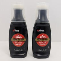Kiwi Black Scuff Cover 2.4oz W/ Applicator Instant Shoe Shine Leather 2 ... - $295.17 MXN