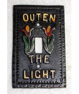 Vintage Outen The Light Metal Single Light Switch Wall Plate ~ 1950&#39;s ~ ... - $566.69 MXN