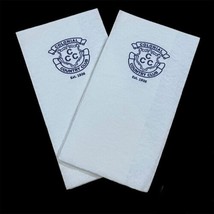 Vintage Colonial Country Club Ft Worth Tx Rectangle Paper Table Napkins W/logo - £15.78 GBP