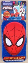 Marvel SPIDER-MAN Fun on the Go Color &amp; Stickers Activity In Travel Case NEW - £7.76 GBP