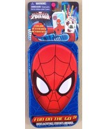 Marvel SPIDER-MAN Fun on the Go Color &amp; Stickers Activity In Travel Case... - £7.69 GBP