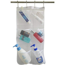 Hanging Shower Caddy - Six Mesh Pockets - £5.58 GBP