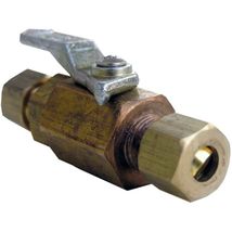 LASCO 17-0995 1/4-Inch Compression by 1/4-Inch Compression Brass Ball Valve - $34.15 CAD
