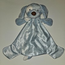 Baby Gund Spunky Huggybuddy Blue Puppy Dog Lovey Mat 6047442 SOFT Fleece Satin - £10.86 GBP