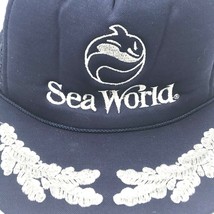 Vintage sea world Cappello Camionista Strapazzate Uova Ricamato 80s 1985 - $12.25