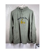 VTG Disney Sweater Mens Green Tigger Fleece Pullover Pockets USA Size Me... - $38.48 CAD