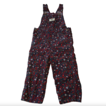 OshKosh Vestbak Corduroy Overalls 18 Months Toddler Farm Girl Flowers Co... - $19.99