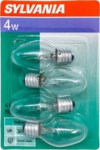 Sylvania C7 4W Appliance Bulbs w/ Candelabra Base - 4 Pack - $99.32 MXN