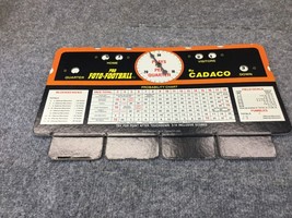 Vintage Cadaco Pro Foto-Football Game 1977 Parts Scoreboard - $9.89