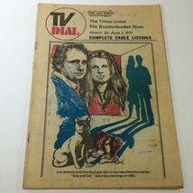 VTG TV Dial Complete Cable Listings March 26-April 2 1977 Dog &amp; Cat Series - £15.14 GBP