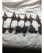 Antique Rusty Clip-On Ice Skates VTG Cabin Lake House Decor Metal Art Cr... - €21,49 EUR
