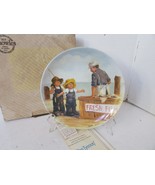 KNOWLES COLLECTOR PLATE FISH STORY FRIENDS I REMEMBER SERIES BOXED SALE ... - $3.46
