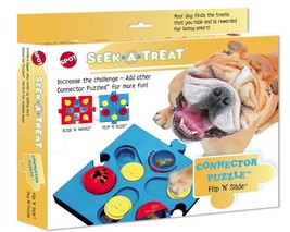Spot Seek-A-Treat Flip &#39;N Slide Connector Puzzle Interactive Dog Treat and Toy P - £51.72 GBP