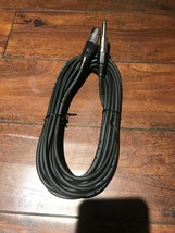 25ft XLR male to 1/4 inch TS male jack microphone mixer audio speaker cable - $25.00