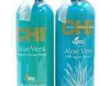 CHI Aloe Vera Curls Defined Curl Enhancing Shampoo/Detangling Conditione... - £71.18 GBP