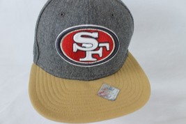 SF San Francisco 49ers Dark Gray Snapback Hat Flat bill New Era (Snapbac... - $11.42