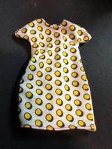 Barbie Doll Summer Outfit Polka Dot Dress Yellow &amp; White Fashionistas Fashion - £3.85 GBP