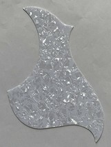For Gibson L4A Acoustic Guitar Self-Adhesive Acoustic Pickguard White Pearl - $9.49
