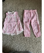 River Island Mini Girls Aged 18-24 months 2 Piece Set Pink White Shirt &amp;... - €10,45 EUR