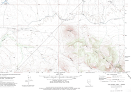 The Point, Nevada-Idaho 1971 Vintage USGS Topo Map 7.5 Quadrangle Topographic - £20.77 GBP