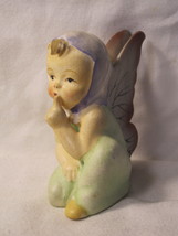 Old Japanese / Japan Made Little Girl w/ Butterfly Wings 3&quot; figurine - £6.33 GBP