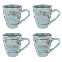 A&amp;B Home 14 oz. Rustic Flare Mug Classic Vintage/Antiqued Turquoise - £9.49 GBP