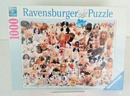 Ravensburger Dogs Galore - 1000 Pc. Jigsaw Puzzle w/ soft click technology 100% - £23.75 GBP