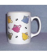 Mary Engelbreit Ink Teapots Coffee Cup Mug - $6.83 CAD