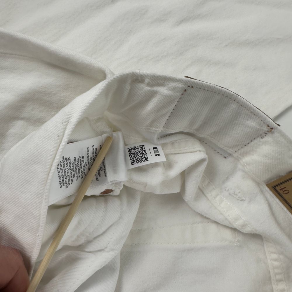 Polo Ralph Lauren Jeans Men's 40x32 Deckwash White Varick Slim Str Garment-Dyed Item image 10