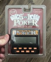 NEW!! Classic 5-in-1 Poker Electronic Handheld Classic Game Collection -... - $15.19