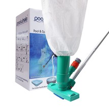 Portable Pool Vacuum Jet Underwater Cleaner W/Brush,Bag,6 Section Pole O... - $45.99