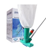 Portable Pool Vacuum Jet Underwater Cleaner W/Brush,Bag,6 Section Pole O... - £36.08 GBP