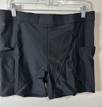 Attraco Sports Women’s Black Swimsuit Swim Shorts Size 2XL - $286.97 MXN
