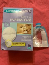 Lot of Breastfeeding Items Lansinoh Nursing Pads Kinde Twist Containers - $16.61