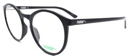 PUMA PU0177O 001 Eyeglasses Frames Round 52-20-145 Black - £38.17 GBP
