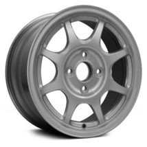Wheel For 1996-2000 Honda Civic 14x5.5 Alloy 8 I Spoke 4-100mm Painted Silver - £260.82 GBP