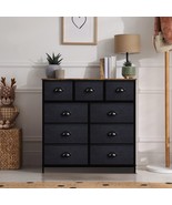 Sorbus 9 Drawers Dresser - Farmhouse Bedroom Furniture Storage Chest Org... - £126.30 GBP