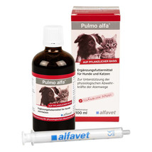 Pulmo Alfa liquid food supplement for dogs and cats 100 ml - $93.00