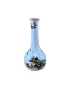 Vintage Pagoda Crown Staffordshire Fine Bone China Floral Asian Vase 7.5&quot; - $30.99 CAD
